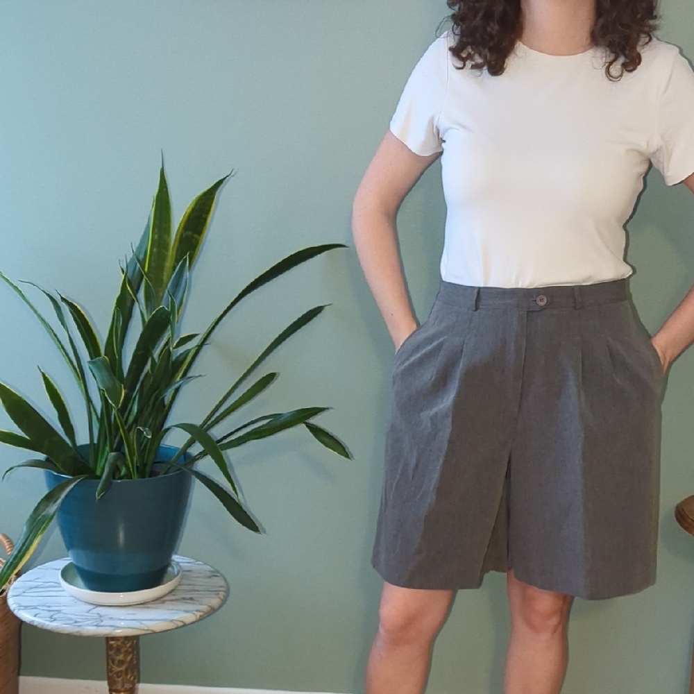 Vintage Vuarnet Charcoal Women's Bermudas